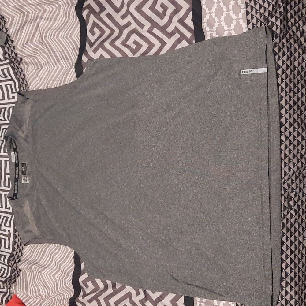 Mens Grey Rbx muscle shirt.